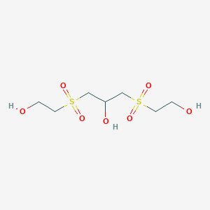 molecular formula C7H16O7S2 B1280991 1,3-双(2-羟乙基磺酰)-2-丙醇 CAS No. 67006-34-2