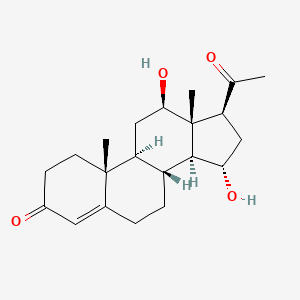 (12beta,15alpha)-12,15-Dihydroxypregn-4-ene-3,20-dione