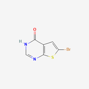 molecular formula C6H3BrN2OS B1280996 6-溴噻吩[2,3-d]嘧啶-4(3H)-酮 CAS No. 56844-40-7