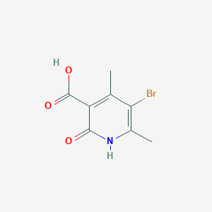 molecular formula C8H8BrNO3 B1280997 5-溴-2-羟基-4,6-二甲基吡啶-3-羧酸 CAS No. 339366-43-7
