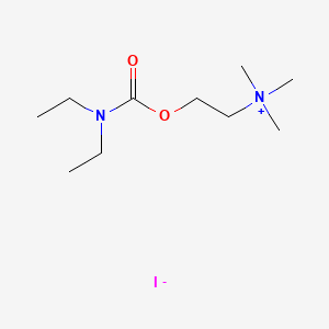 Carbamic acid, diethyl-, 2-(trimethylammonio)ethyl ester, iodide