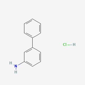 molecular formula C12H12ClN B1281000 [1,1'-联苯]-3-胺盐酸盐 CAS No. 2113-55-5