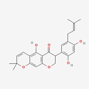 molecular formula C25H26O6 B12810012 Cajanone CAS No. 63006-48-4