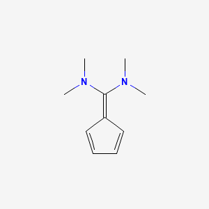 molecular formula C10H16N2 B12810020 6,6-Bis(dimethylamino)fulvene CAS No. 703-24-2