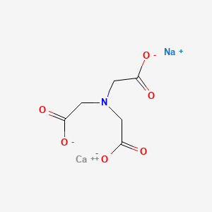 molecular formula C6H6CaNNaO6 B12810039 calcium;sodium;2-[bis(carboxylatomethyl)amino]acetate CAS No. 60034-45-9