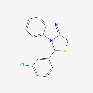 1-(3-Chlorophenyl)-3H-[1,3]thiazolo[3,4-a]benzimidazole