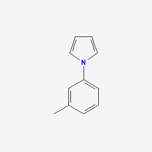 molecular formula C11H11N B12810058 1-(3-Methylphenyl)-1h-pyrrole CAS No. 2437-43-6