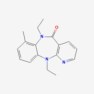 N6,N11-Diethyl-7-methyl-6,11-dihydro-5H-pyrido(2,3-b)(1,5)benzodiazepin-5-one