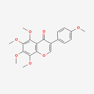 5,6,7,8-Tetramethoxy-3-(4-methoxyphenyl)-4H-chromen-4-one