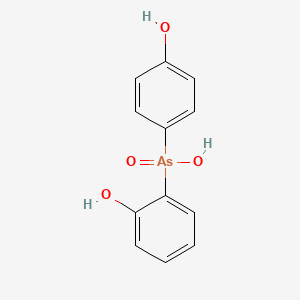 (2-Hydroxyphenyl)(4-hydroxyphenyl)arsinic acid