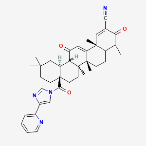 1-[2-Cyano-3,12-dioxooleana-1,9(11)-dien-28-oyl]-4-(pyridin-2-yl)-1H-imidazole