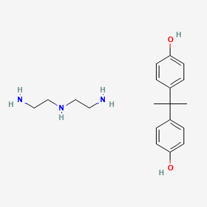 molecular formula C19H29N3O2 B12810202 N'-(2-aminoethyl)ethane-1,2-diamine;4-[2-(4-hydroxyphenyl)propan-2-yl]phenol CAS No. 68921-88-0