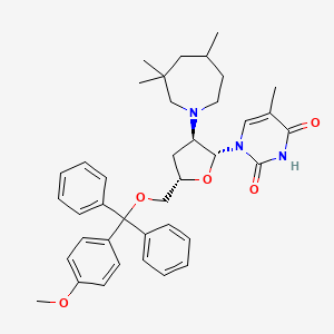 2'-(3,3,5-Trimethyl-hexamethyleneimino)-5'-(4-methoxytrityl)-3'-deoxythymidine