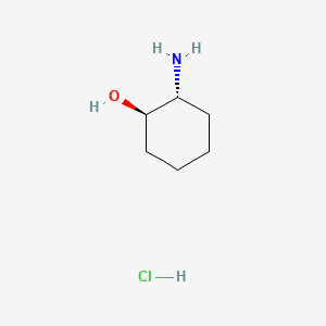 molecular formula C6H14ClNO B1281024 trans-2-Aminocyclohexanol hydrochloride CAS No. 5456-63-3