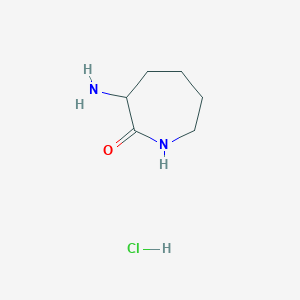 molecular formula C6H13ClN2O B1281027 3-氨基氮杂环-2-酮盐酸盐 CAS No. 29426-64-0