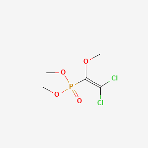 Phosphonic acid, (2,2-dichloro-1-methoxyethenyl)-, dimethyl ester