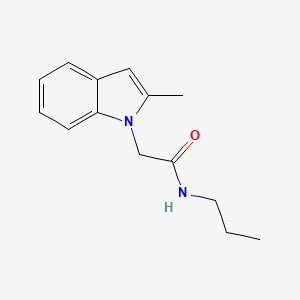 2-(2-Methyl-1H-indol-1-yl)-N-propylacetamide