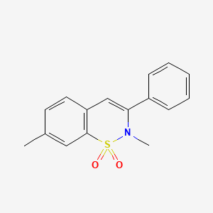 2,7-Dimethyl-3-phenyl-2H-1,2-benzothiazine 1,1-dioxide