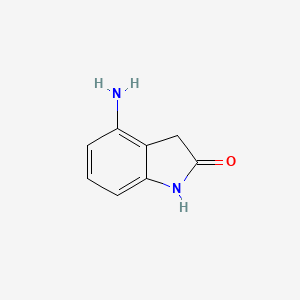 molecular formula C8H8N2O B1281046 4-氨基吲哚-2-酮 CAS No. 54523-76-1