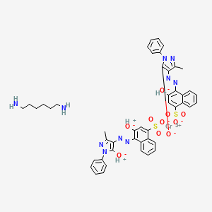 molecular formula C46H45CrN10O10S2 B12810465 Einecs 276-167-0 CAS No. 71889-21-9