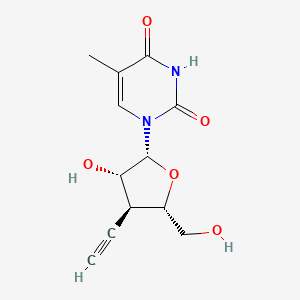 1-(3-Ethynyl-3-deoxy-beta-D-arabinofuranosyl)thymine