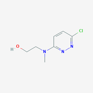 molecular formula C7H10ClN3O B1281047 2-((6-氯吡哒嗪-3-基)(甲基)氨基)乙醇 CAS No. 54121-11-8