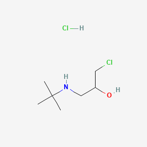 molecular formula C7H17Cl2NO B1281048 1-(叔丁基氨基)-3-氯丙烷-2-醇盐酸盐 CAS No. 41052-94-2