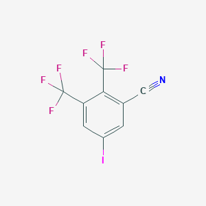 2,3-Bis(trifluoromethyl)-5-iodobenzonitrile