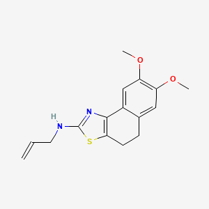 N-Allyl-7,8-dimethoxy-4,5-dihydronaphtho(1,2-d)(1,3)thiazol-2-amine