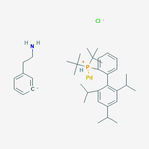 molecular formula C37H56ClNPPd- B12810560 t-Bu X-Phos Pd-G1 