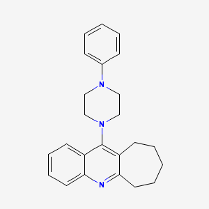 11-(4-phenylpiperazin-1-yl)-7,8,9,10-tetrahydro-6H-cyclohepta[b]quinoline