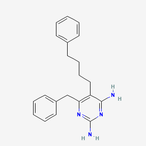 2,4-Pyrimidinediamine, 5-(4-phenylbutyl)-6-(phenylmethyl)-