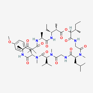 molecular formula C50H80N8O12 B12810642 Dolastatin 11 CAS No. 111517-68-1