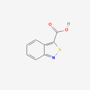 molecular formula C8H5NO2S B1281065 2,1-苯并异噻唑-3-羧酸 CAS No. 34250-66-3