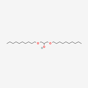 molecular formula C23H48O3 B12810658 1,3-Bis(decyloxy)-2-propanol CAS No. 95491-64-8