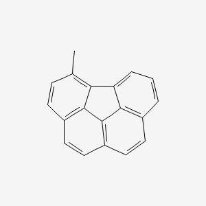 molecular formula C19H12 B12810659 Benzo(ghi)fluoranthene, methyl- CAS No. 51001-44-6