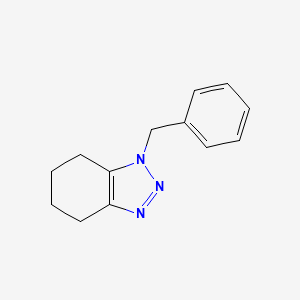 molecular formula C13H15N3 B1281067 1-苄基-4,5,6,7-四氢-1H-1,2,3-苯并三唑 CAS No. 15922-43-7