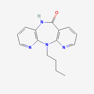 2-butyl-2,4,9,15-tetrazatricyclo[9.4.0.03,8]pentadeca-1(11),3(8),4,6,12,14-hexaen-10-one