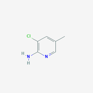 molecular formula C6H7ClN2 B1281071 2-氨基-3-氯-5-甲基吡啶 CAS No. 31430-41-8