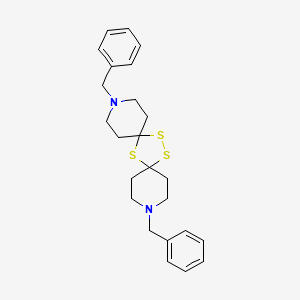 3,11-Dibenzyl-7,14,15-trithia-3,11-diazadispiro(5.1.5.2)pentadecane