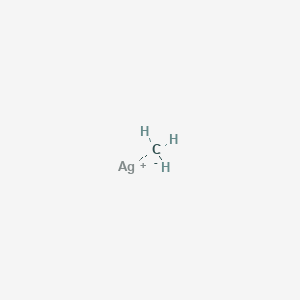 molecular formula CH3Ag B12810743 Silver, methyl- CAS No. 75993-65-6