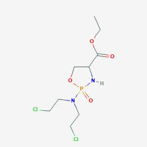 Ethyl 2-[bis(2-chloroethyl)amino]-2-oxo-1,3,2lambda5-oxazaphospholidine-4-carboxylate