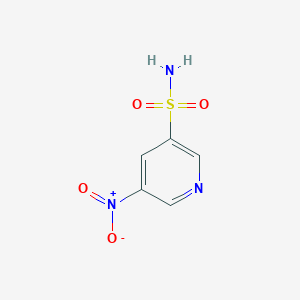 molecular formula C5H5N3O4S B1281077 5-Nitropyridine-3-sulfonamide CAS No. 62009-07-8