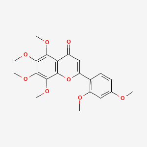 2-(2,4-Dimethoxyphenyl)-5,6,7,8-tetramethoxy-4H-chromen-4-one