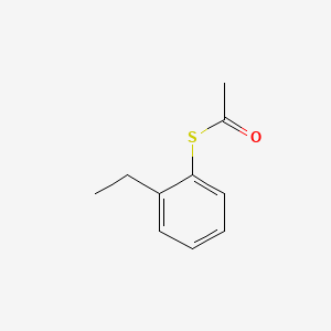 molecular formula C10H12OS B12810854 S-(2-ethylphenyl) ethanethioate CAS No. 63906-53-6