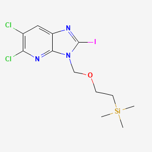 2-[(5,6-Dichloro-2-iodoimidazo[4,5-b]pyridin-3-yl)methoxy]ethyl-trimethylsilane