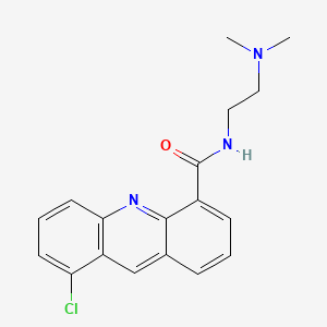 4-Acridinecarboxamide, 8-chloro-N-(2-(dimethylamino)ethyl)-