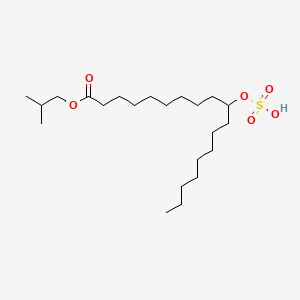 Isobutyl 10-(sulfooxy)stearate