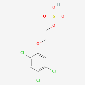 2-(2,4,5-Trichlorophenoxy)ethyl hydrogen sulfate