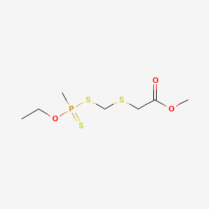 O-Ethyl S-(((methoxycarbonyl)methyl)thio)methyl methylphosphonodithioate